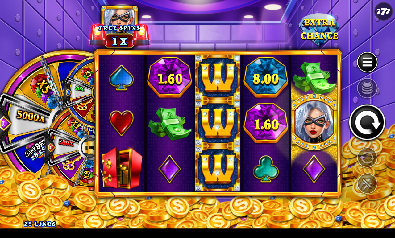 Sienna Steele free spins gameplay