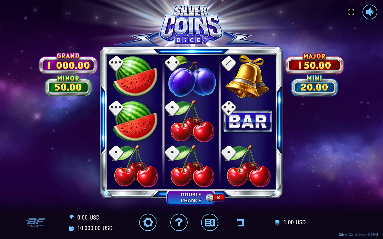Silver Coins Dice base game