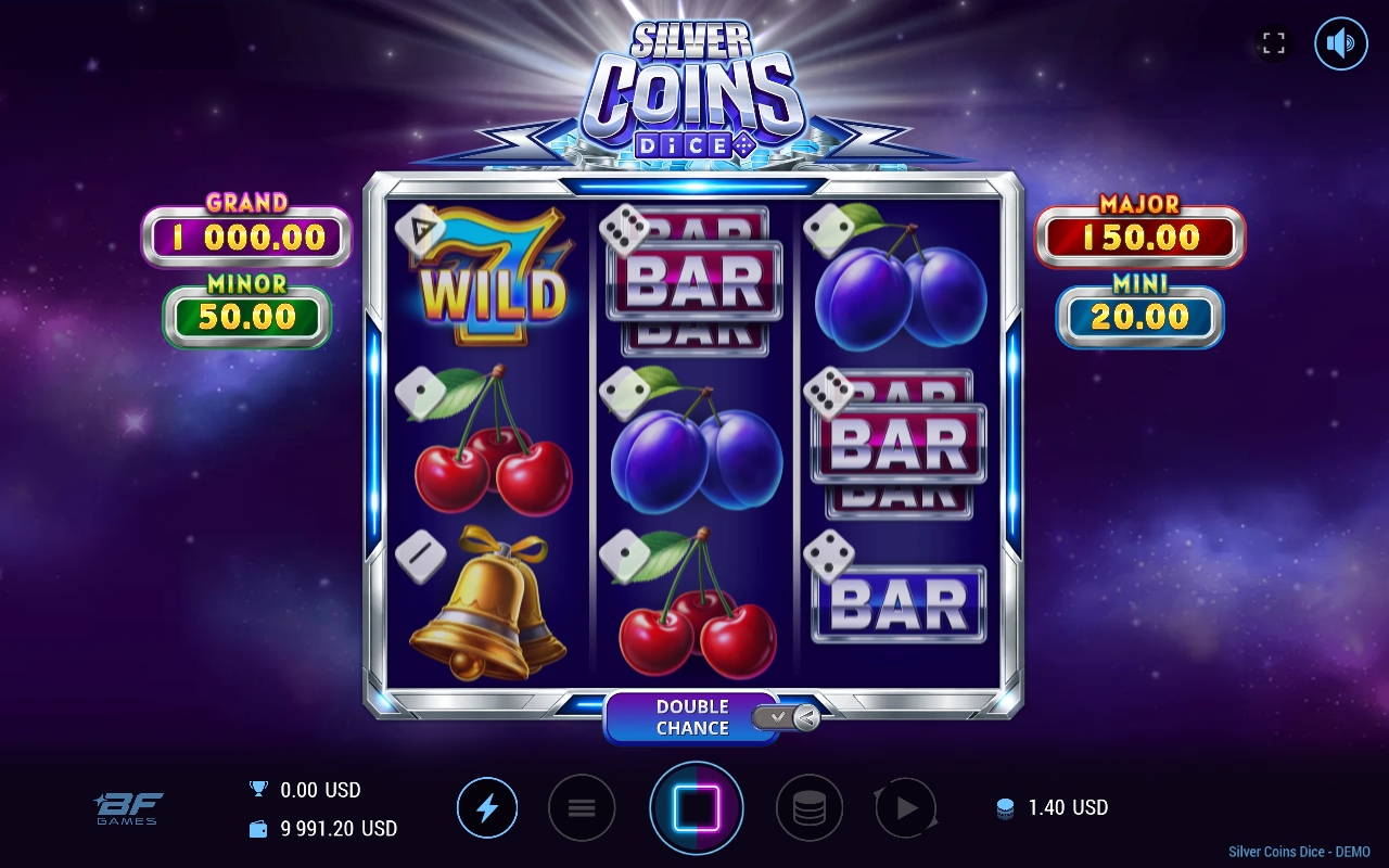 Silver Coins Dice gameplay