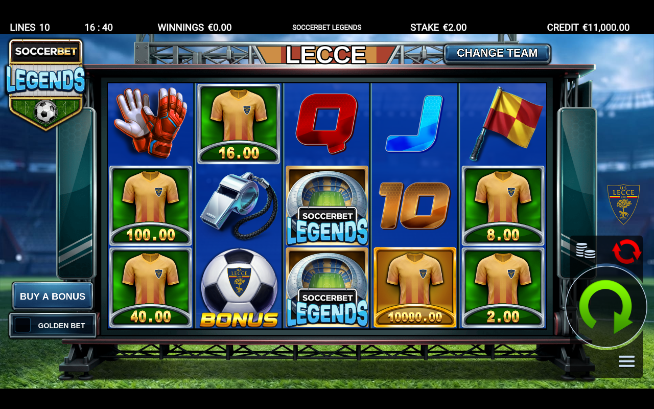 Soccerbet Legends base game