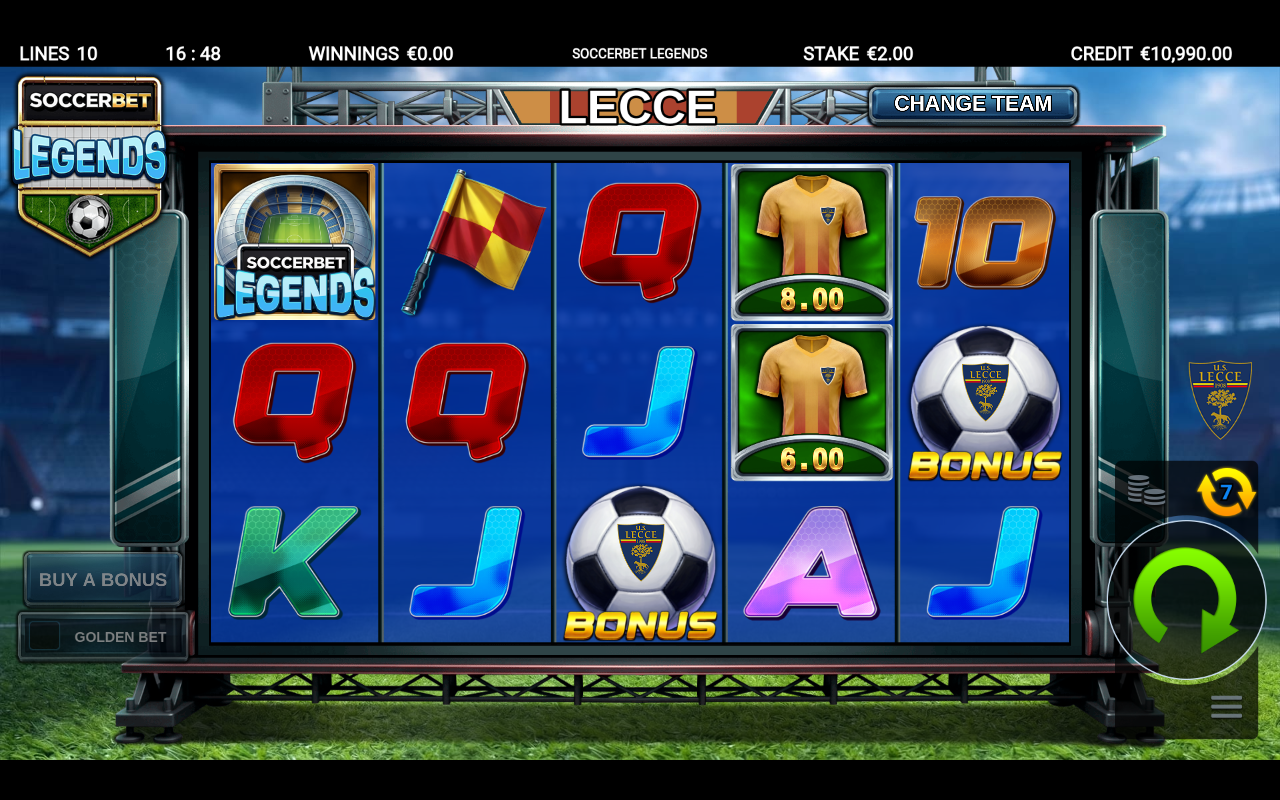 Soccerbet Legends gameplay