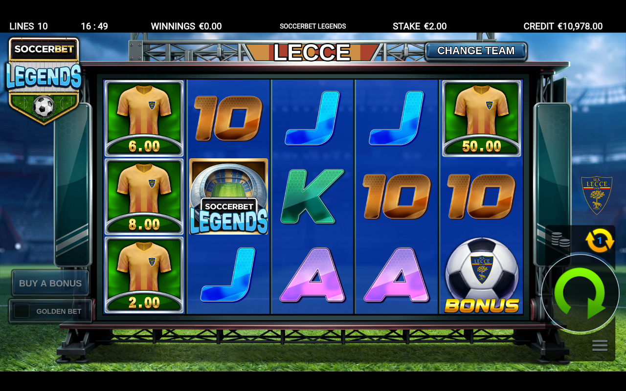 Soccerbet Legends gameplay