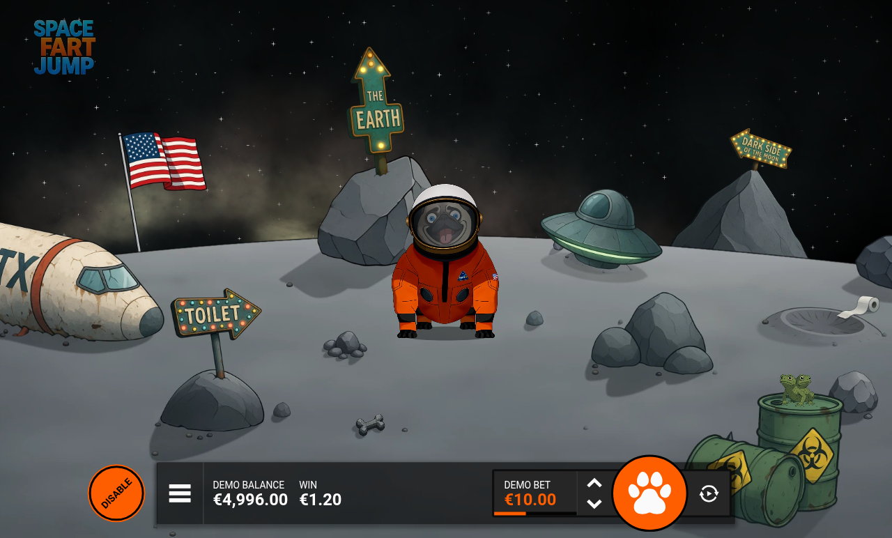 Space Fart Jump gameplay