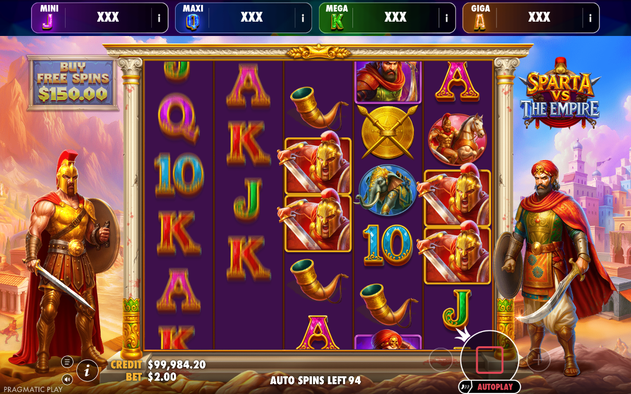 Sparta vs The Empire - Oranje Jackpot gameplay
