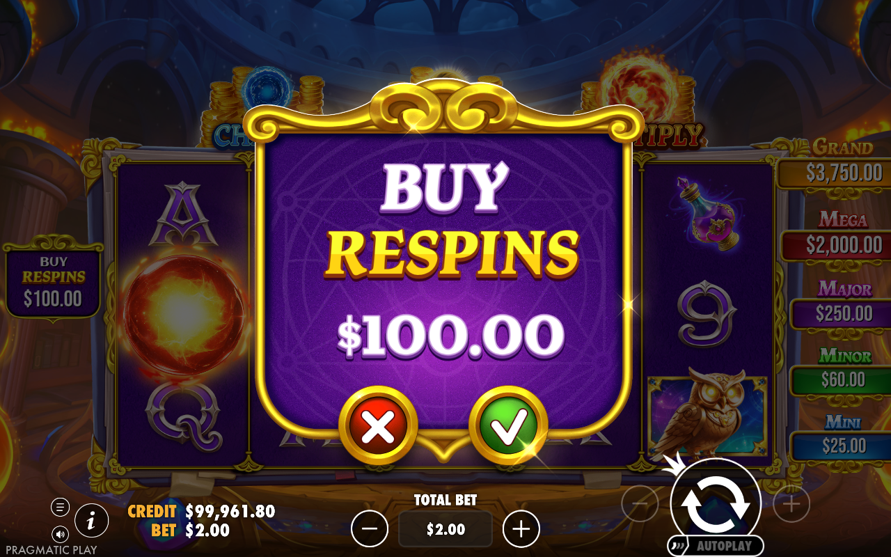 Spell Master bonus buy