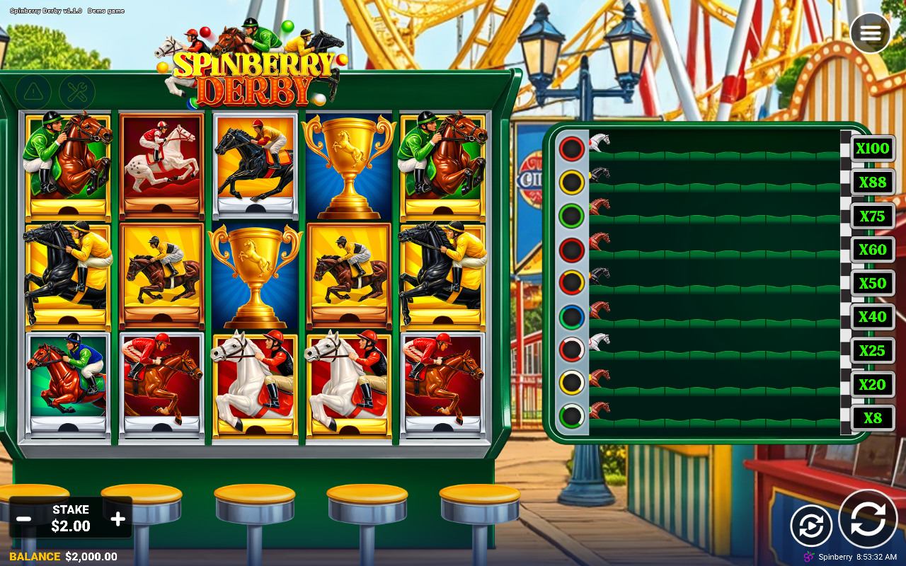 Spinberry Derby base game