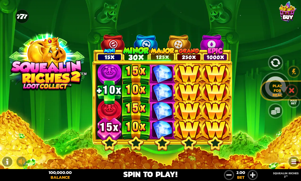 Squealin Riches 2 base game