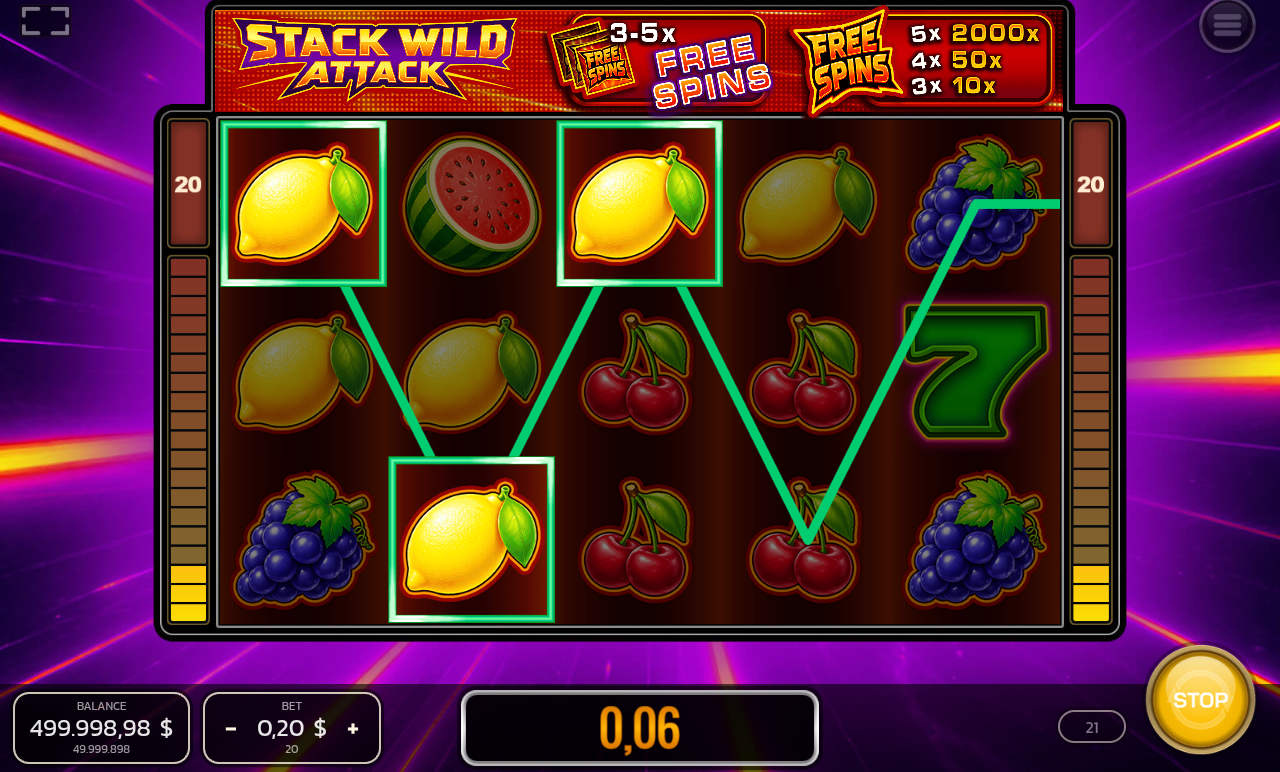 Stack Wild Attack gameplay