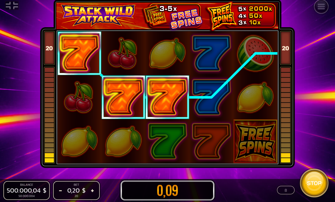 Stack Wild Attack gameplay