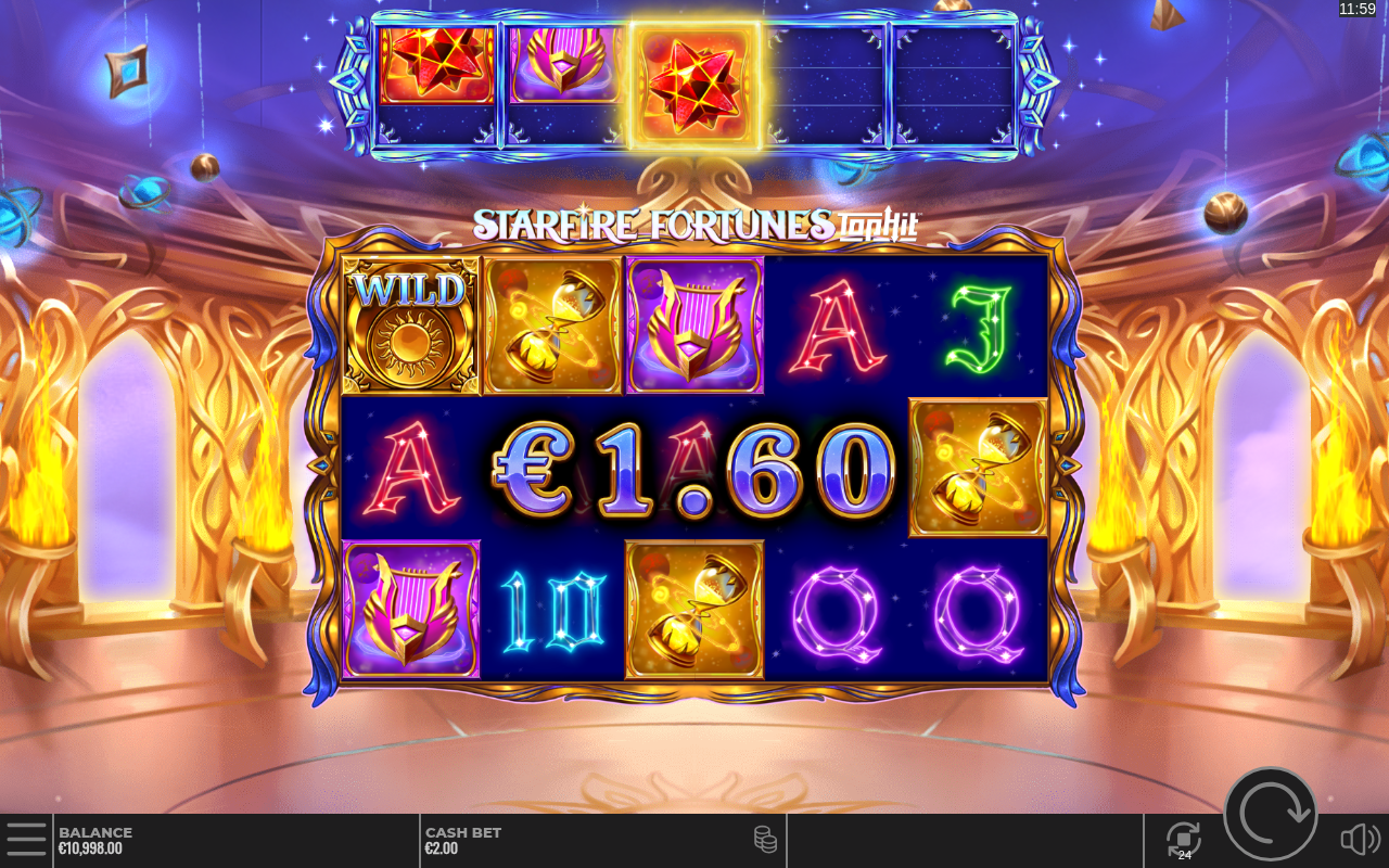 Starfire Fortunes TopHit gameplay