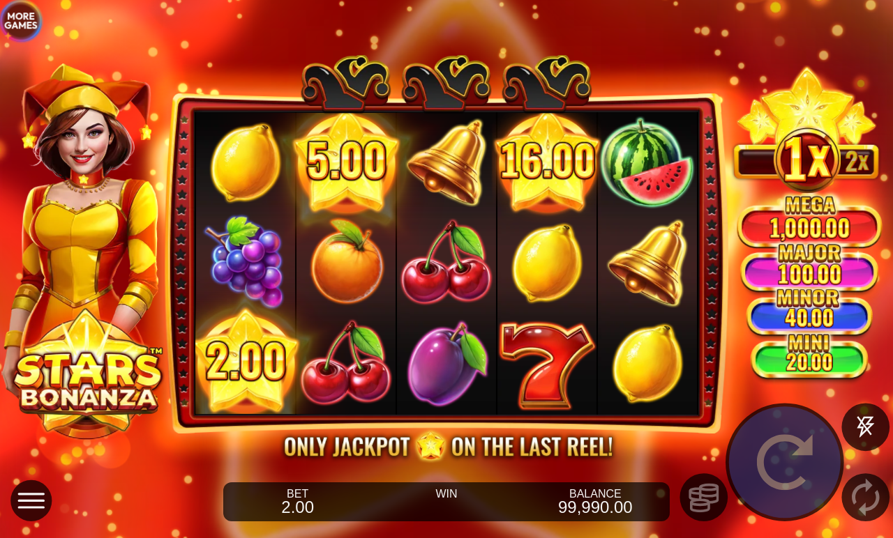 Stars Bonanza gameplay