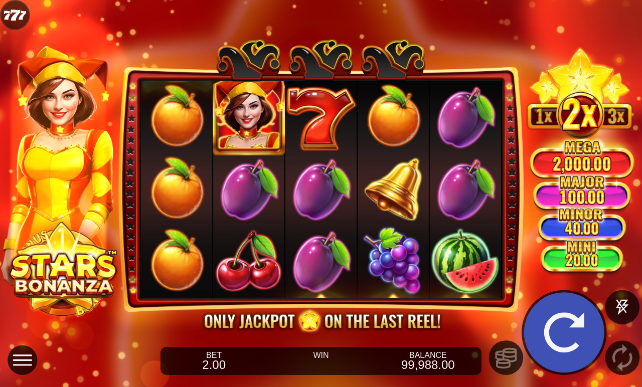 Stars Bonanza gameplay