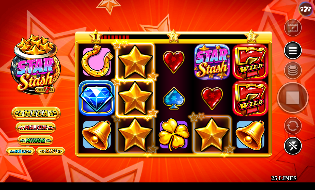 Star Stash Wild 7's gameplay