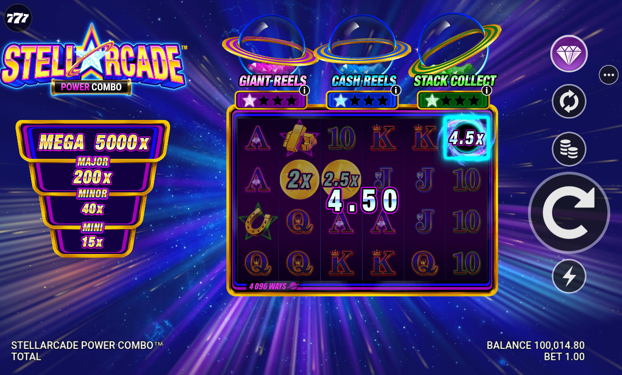 Stellarcade Power Combo gameplay
