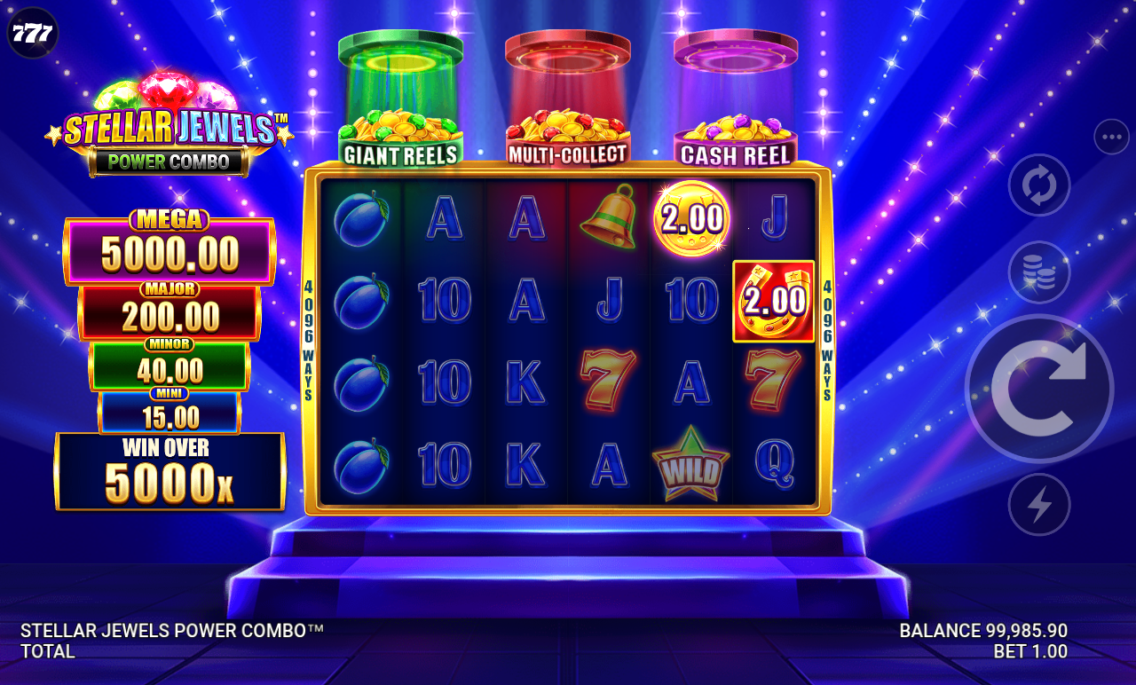 Stellar Jewels Power Combo gameplay