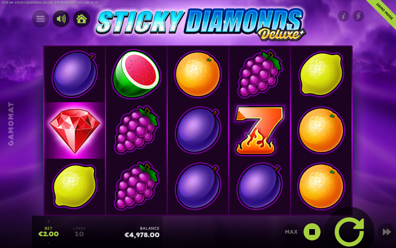 Sticky Diamonds Deluxe gameplay