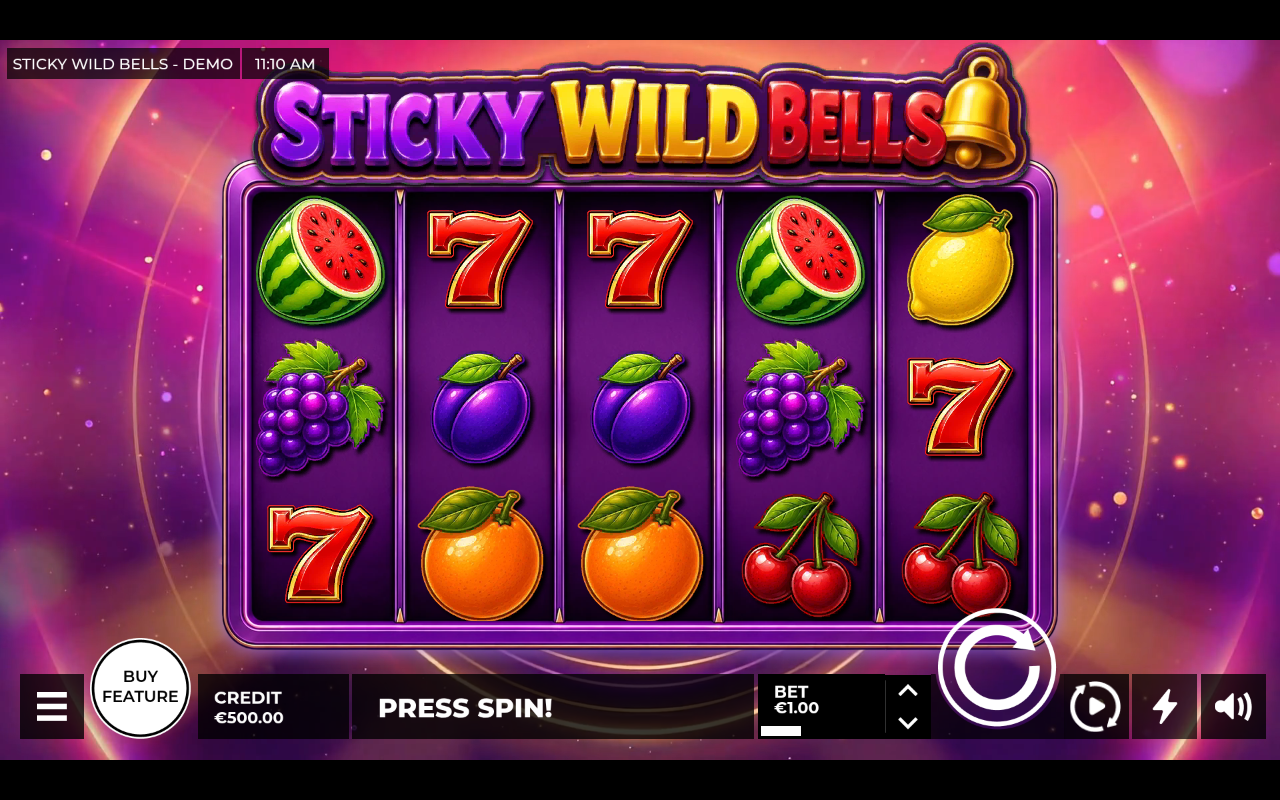 Sticky Wild Bells base game
