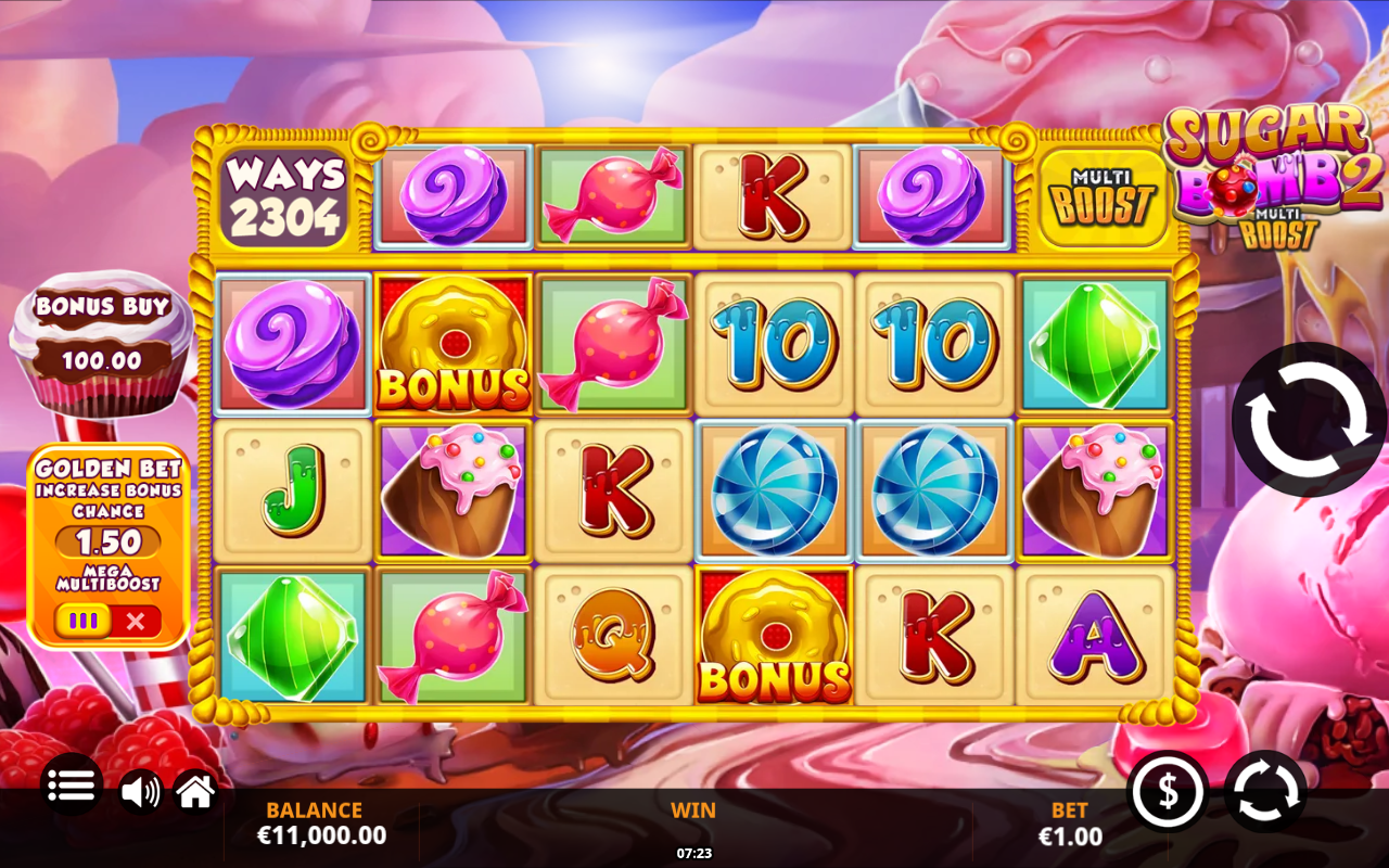 Sugar Bomb 2 MultiBoost base game