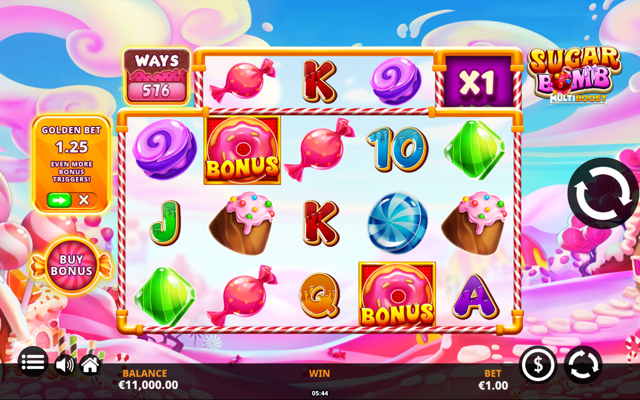 Sugar Bomb MultiBoost base game