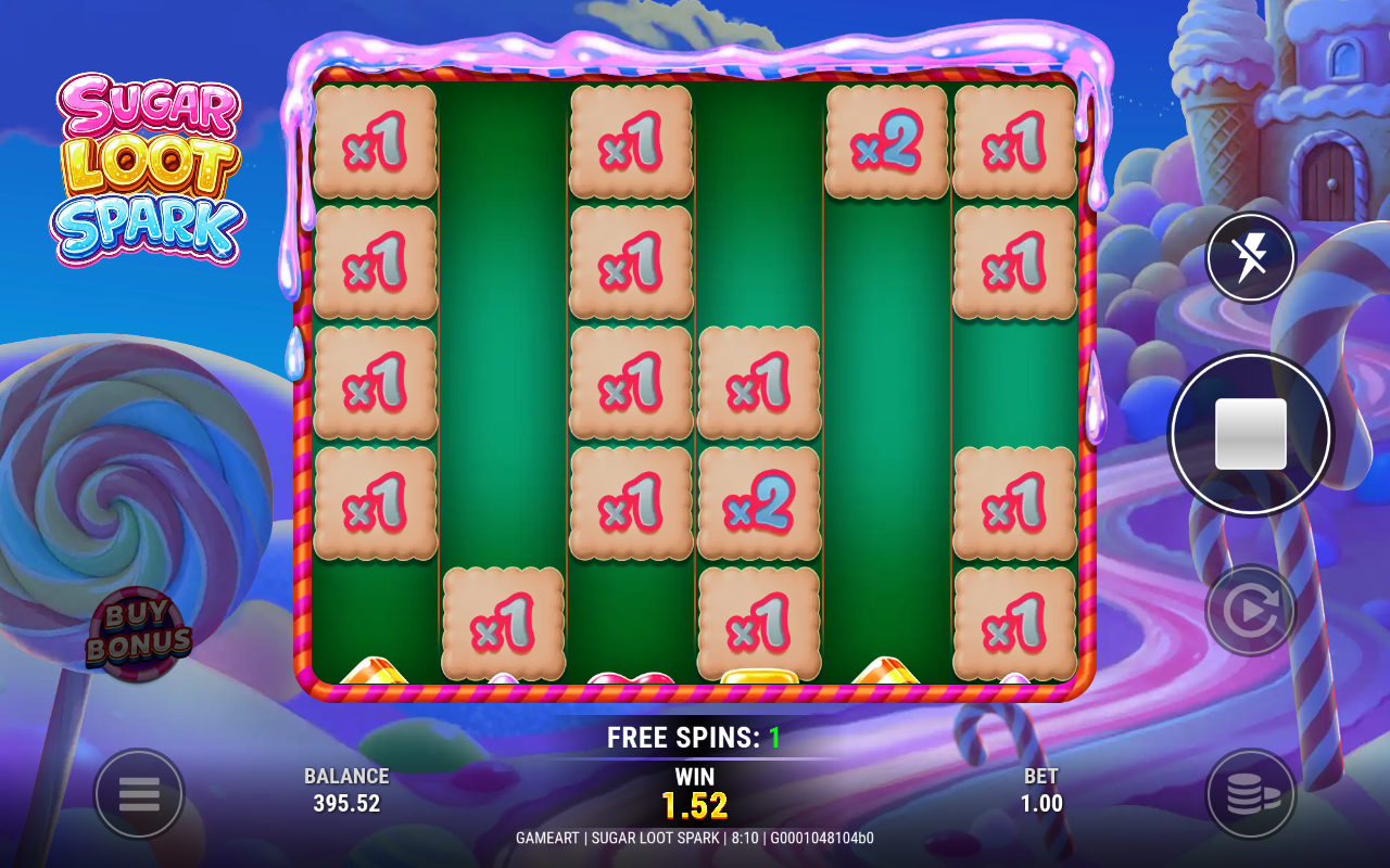 Sugar Loot Spark bonus round