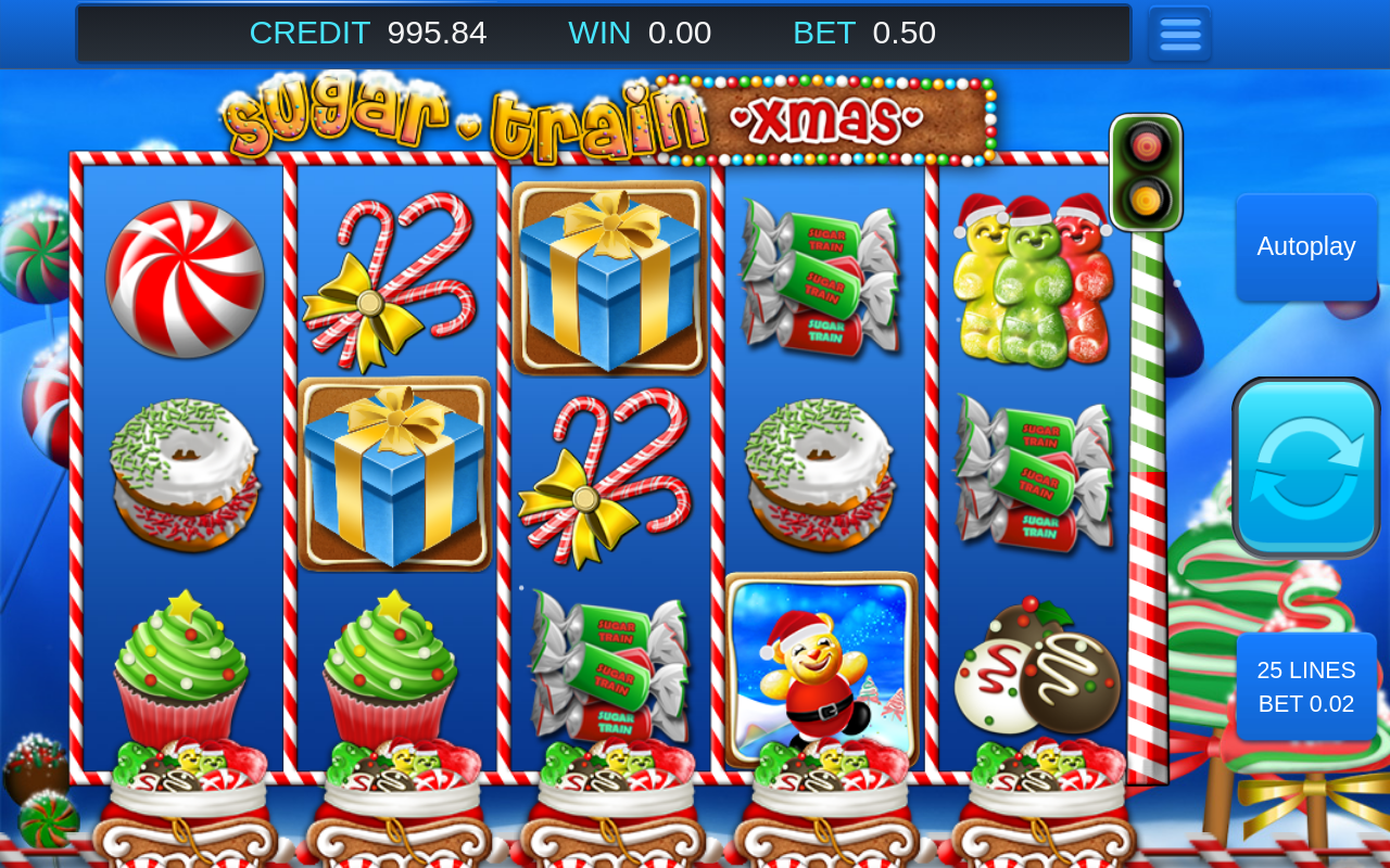 Sugar Train Xmas gameplay