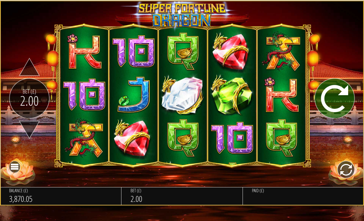 Super Fortune Dragon base game