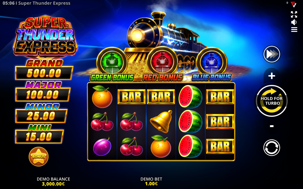 Super Thunder Express base game