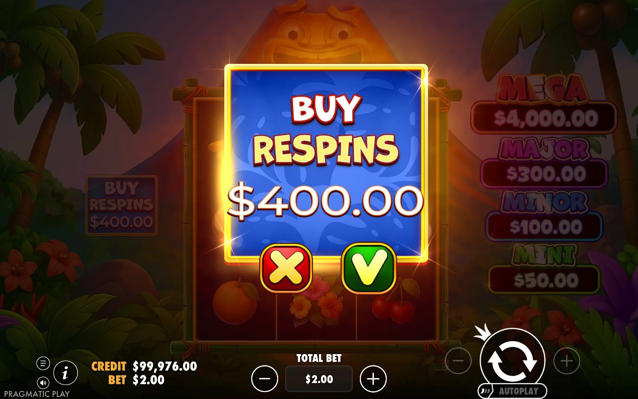 Super Tiki Strike bonus buy