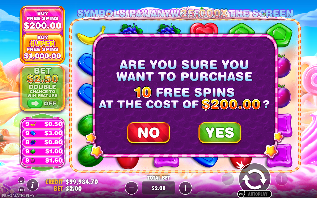 Sweet Bonanza 1000 bonus buy
