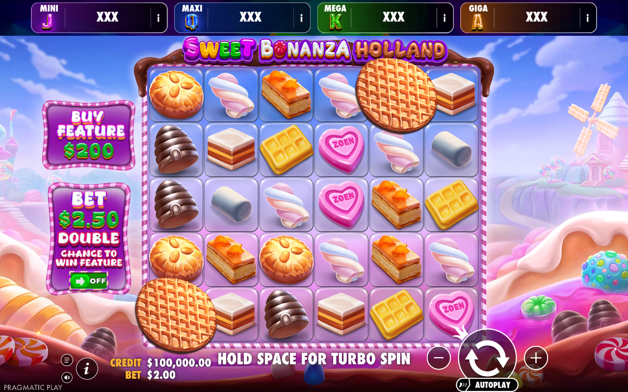 Sweet Bonanza Holland - Oranje Jackpot base game
