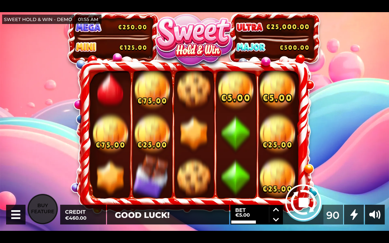 Sweet Hold & Win gameplay
