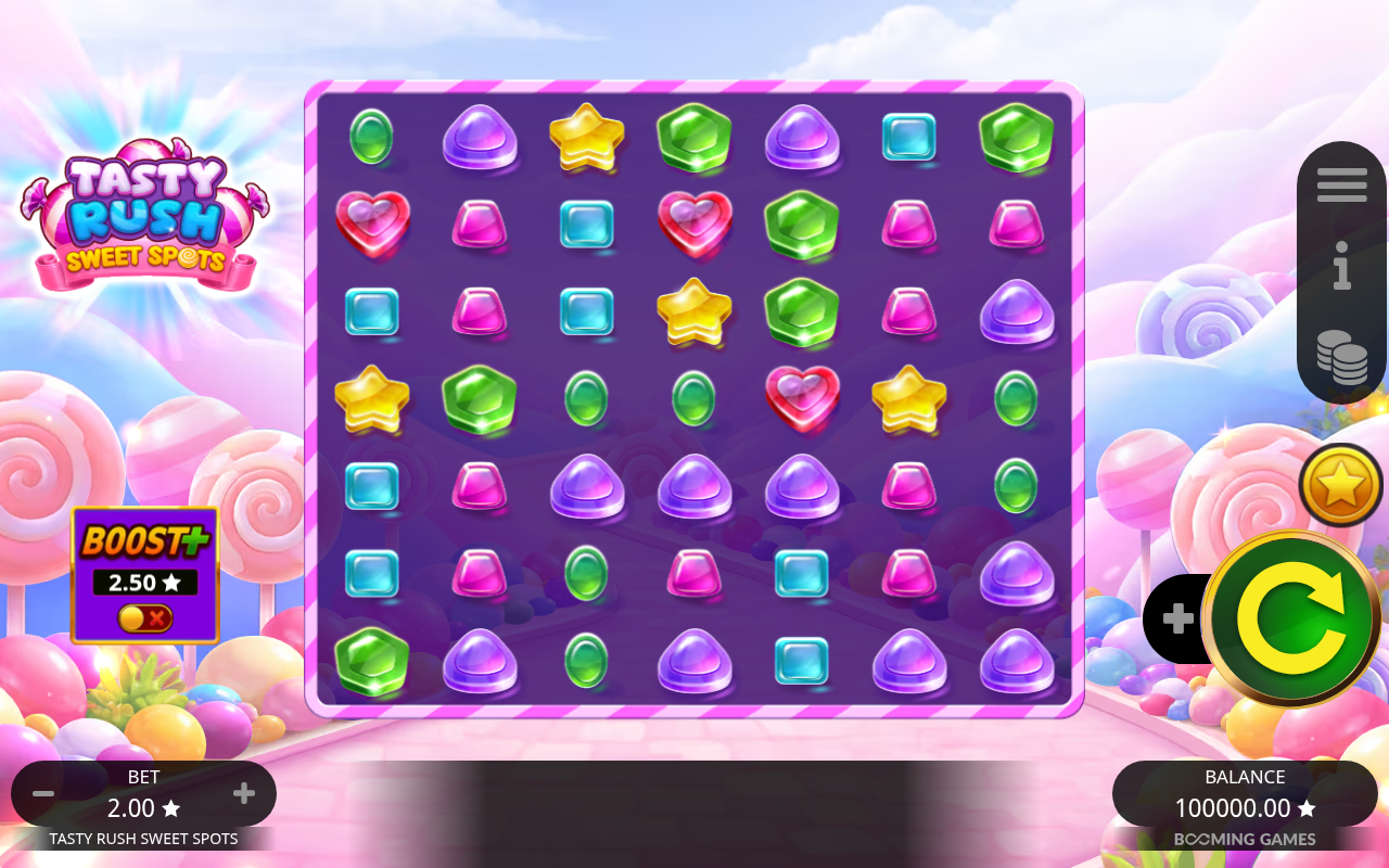 Tasty Rush Sweet Spots base game