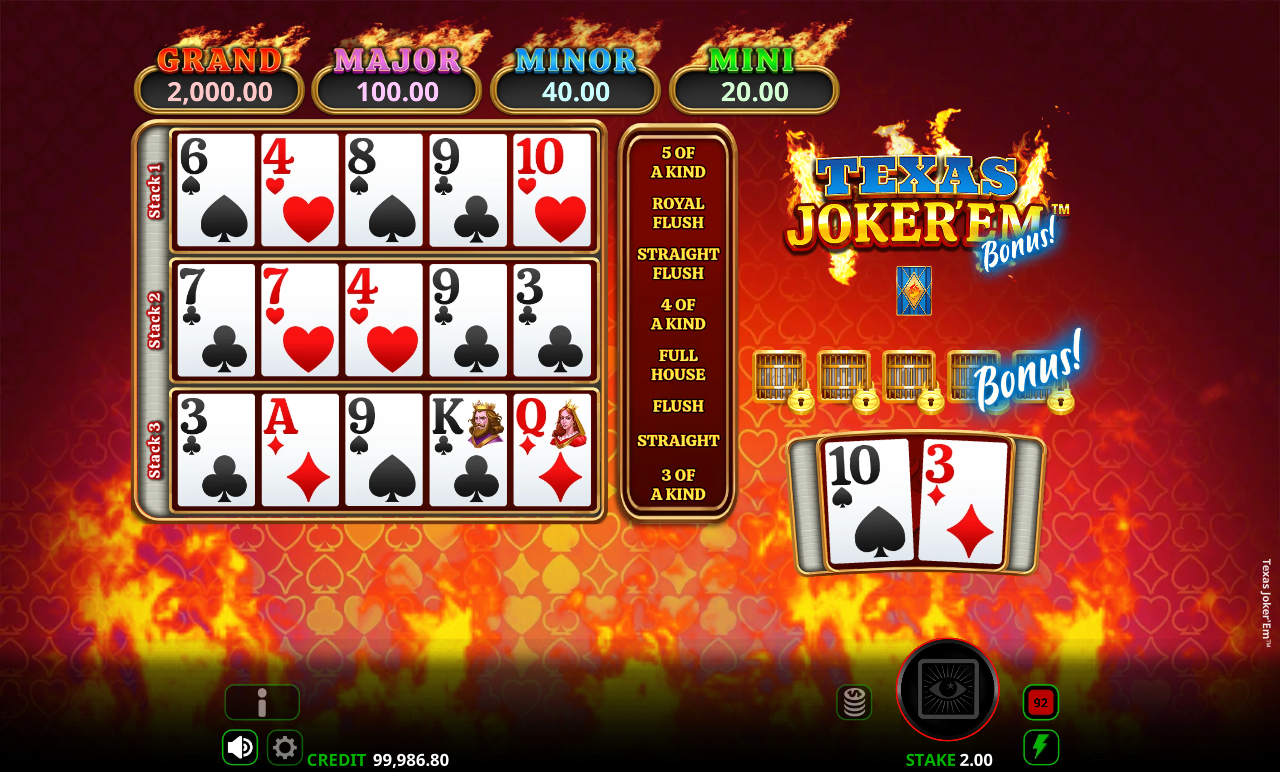 Texas Joker'Em gameplay