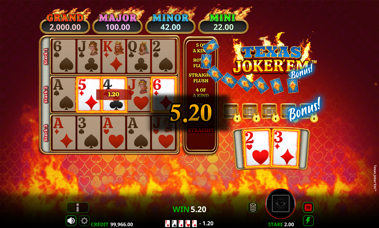 Texas Joker'Em gameplay