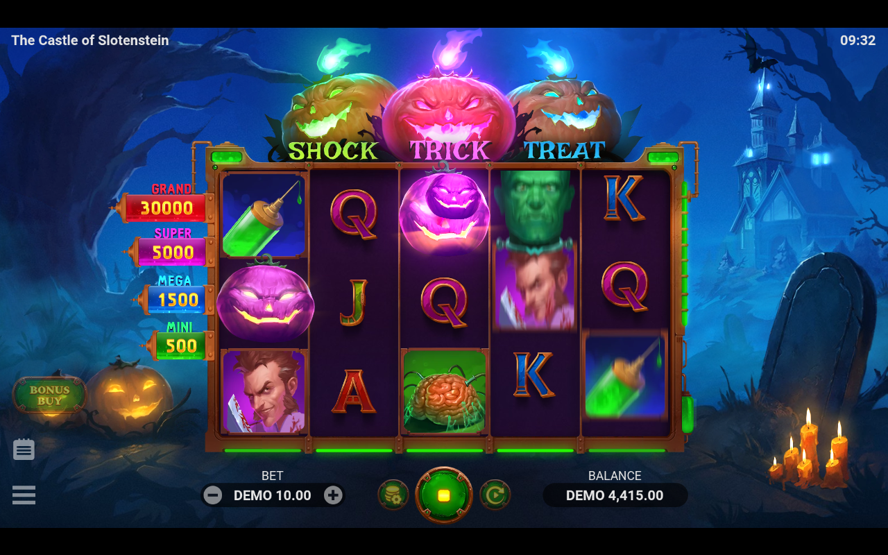 Collecting orange and purple values inside the bonus round