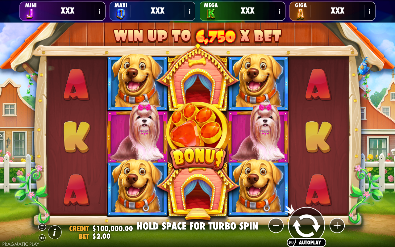 The Dog House - Oranje Jackpot base game