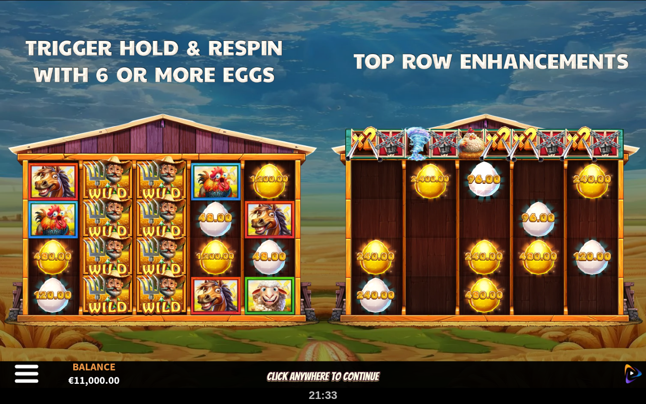 The Good Farmer information screen