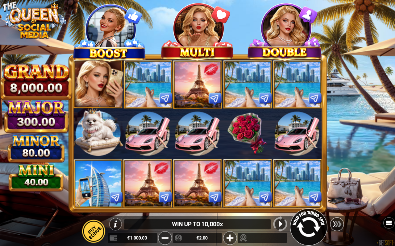 The Queen of Social Media base game