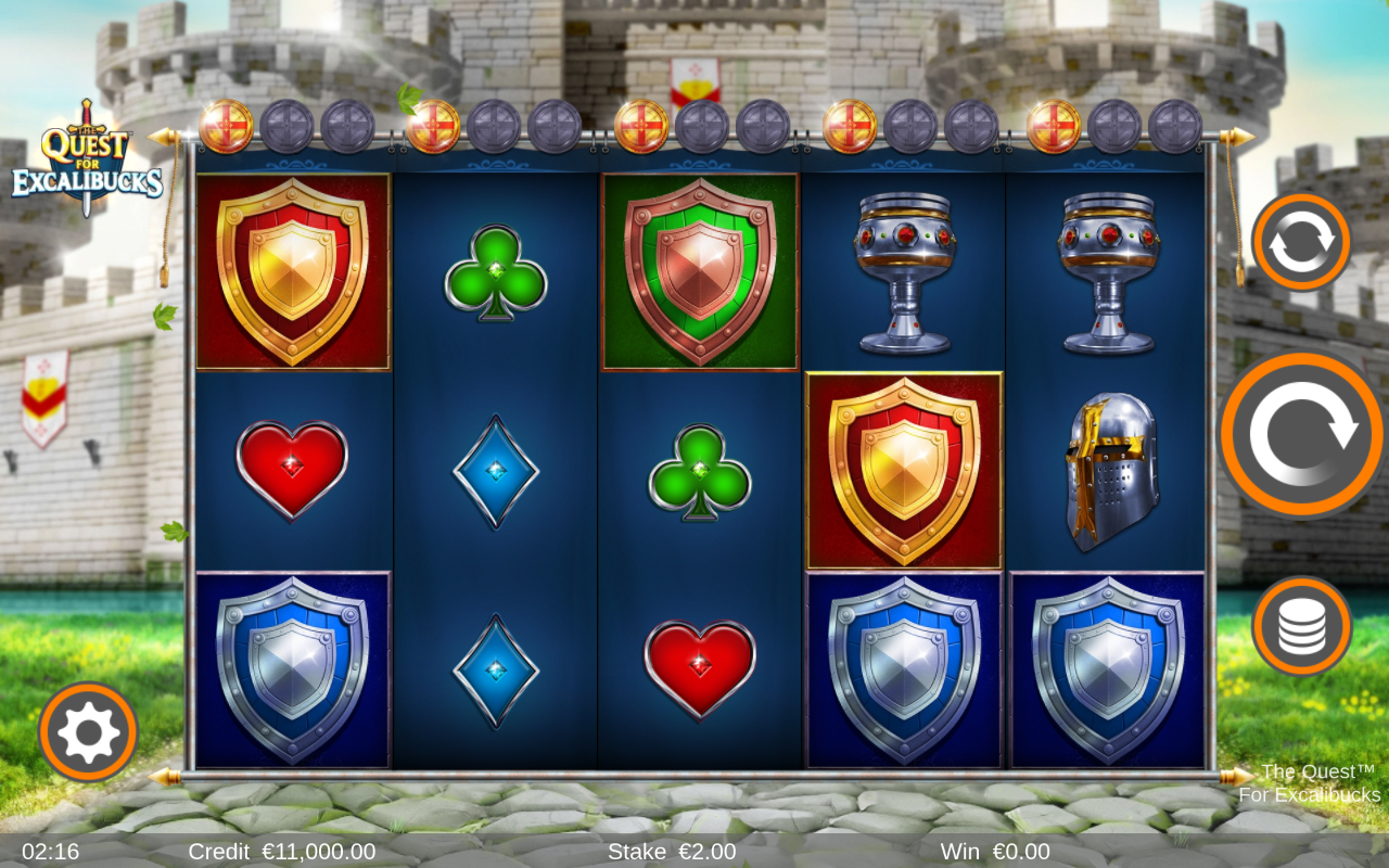 The Quest for Excalibucks base game