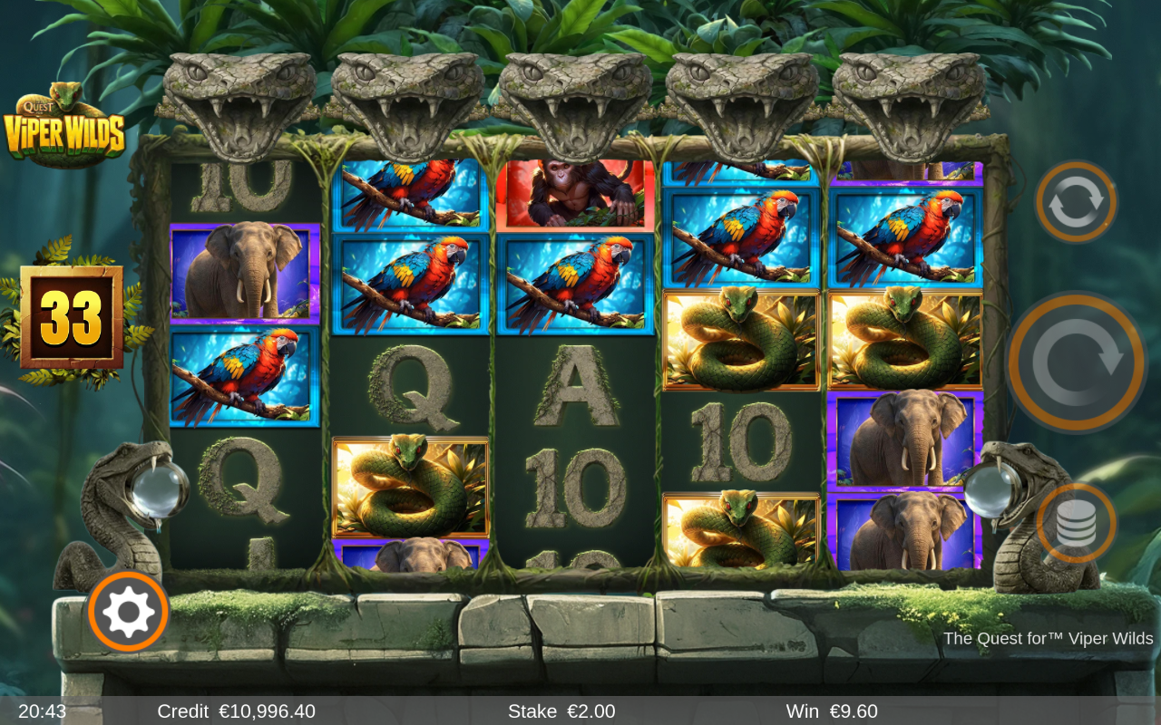 The Quest for Viper Wilds gameplay