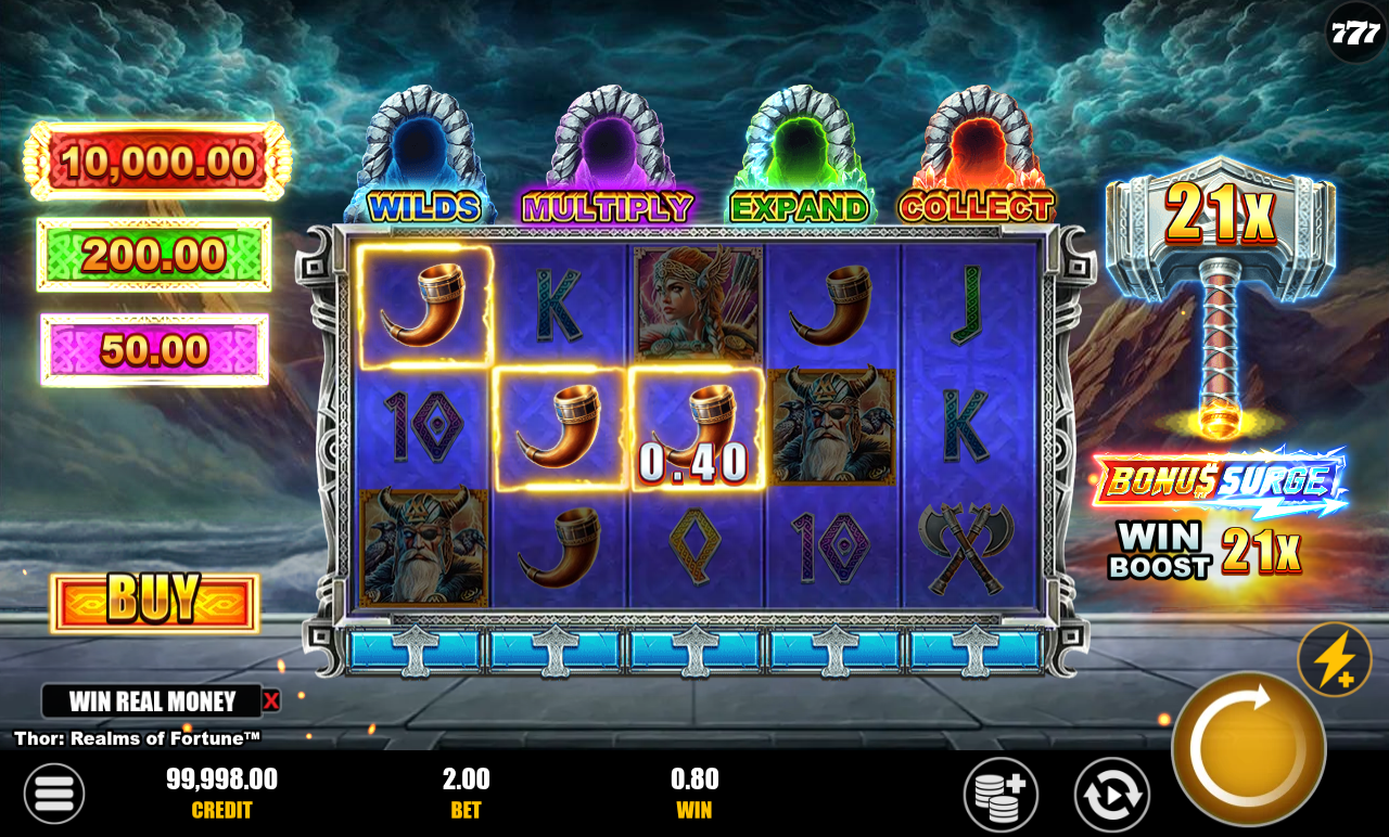 Thor: Realms of Fortune base game