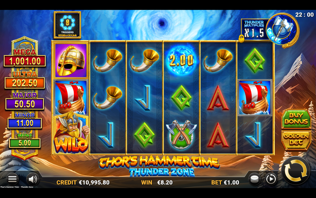 Thor's Hammer Time Thunder Zone gameplay