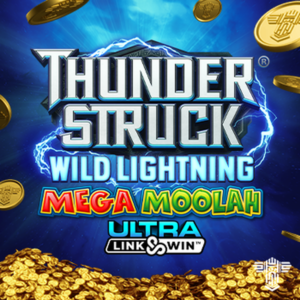 Thunderstruck Wild Lightning Mega Moolah slot by Stormcraft Studios