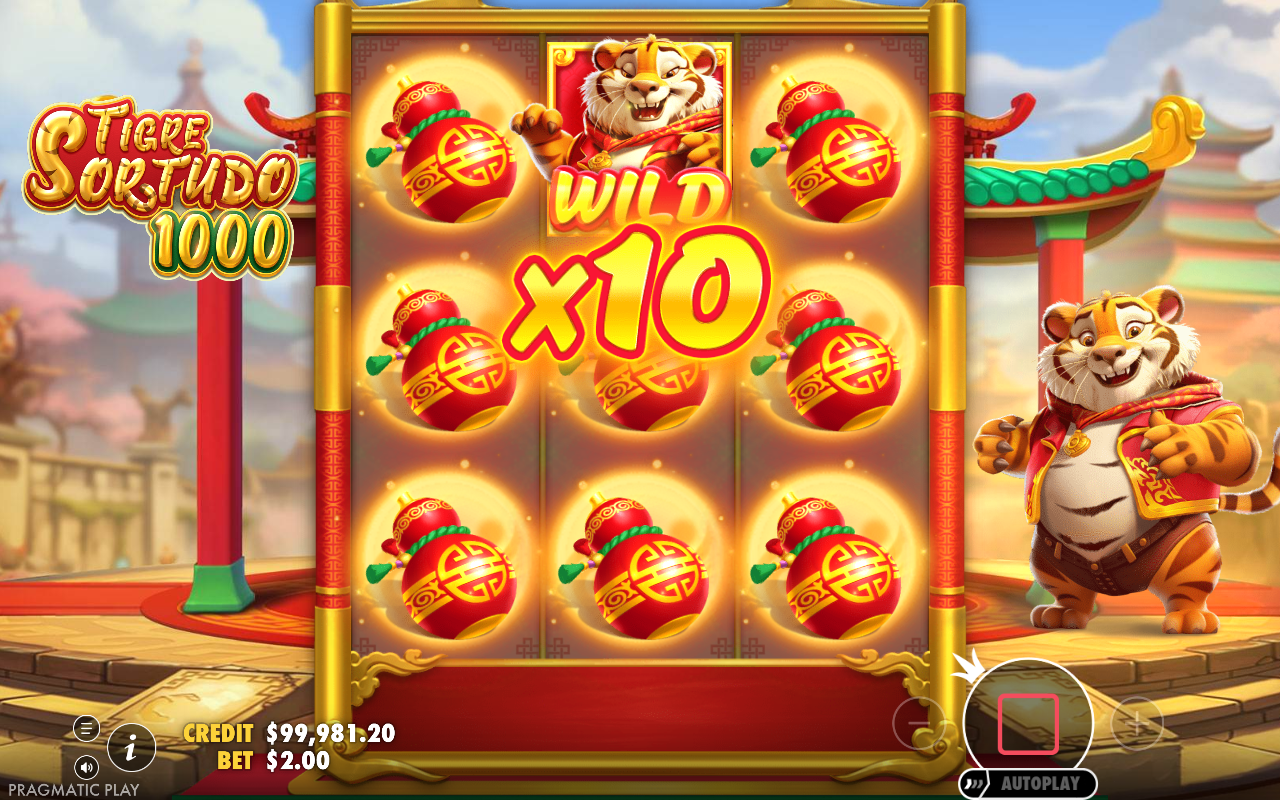 Tigre Sortudo 1000 gameplay