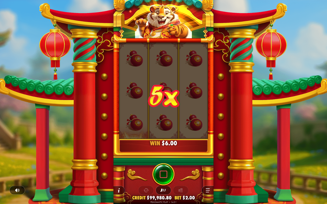 Tigre Sortudo Dourado gameplay