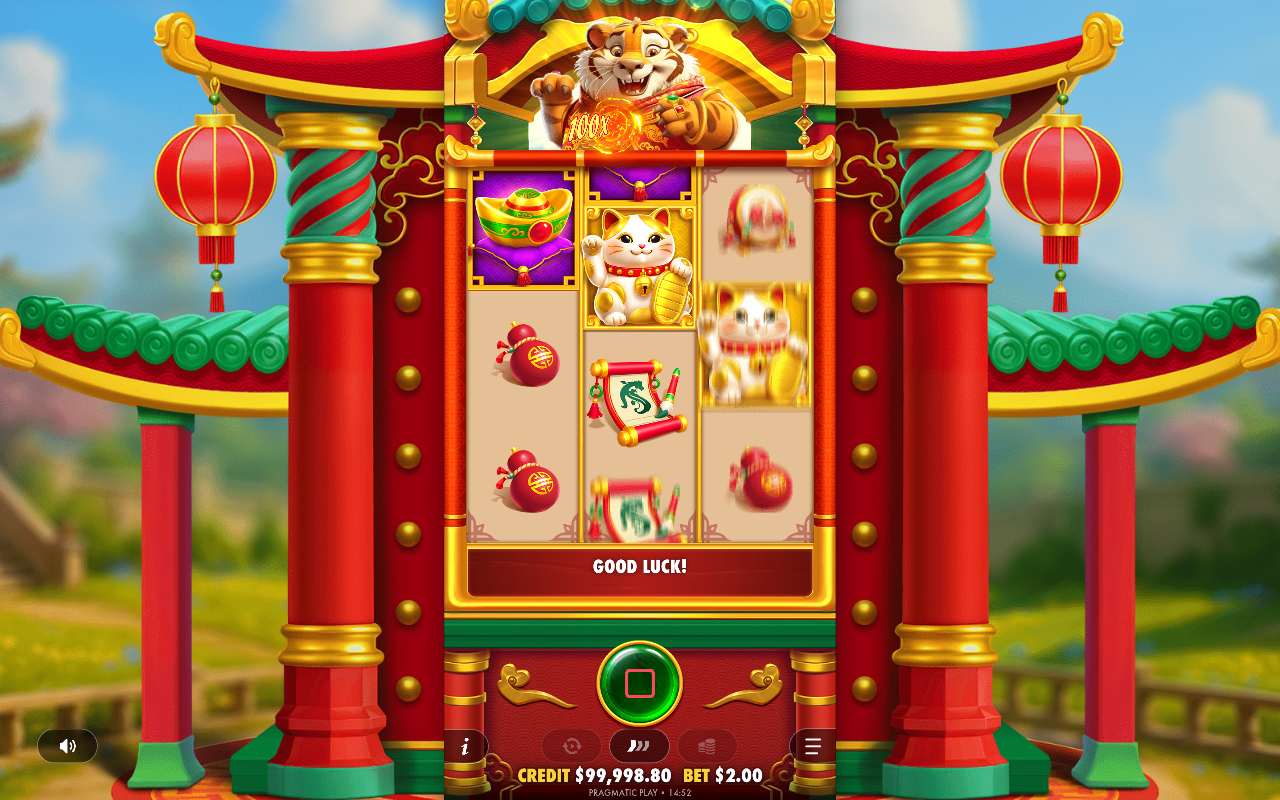 Tigre Sortudo Dourado gameplay