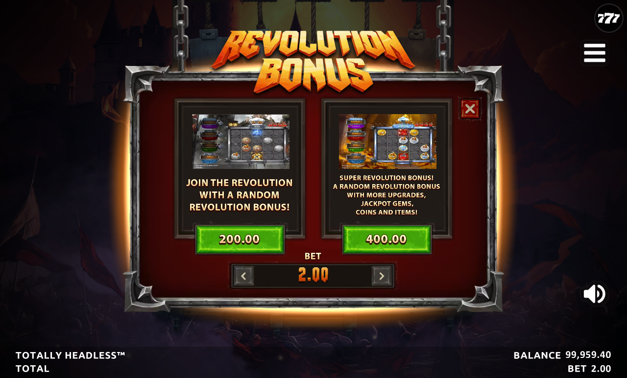 Totally Headless bonus buy