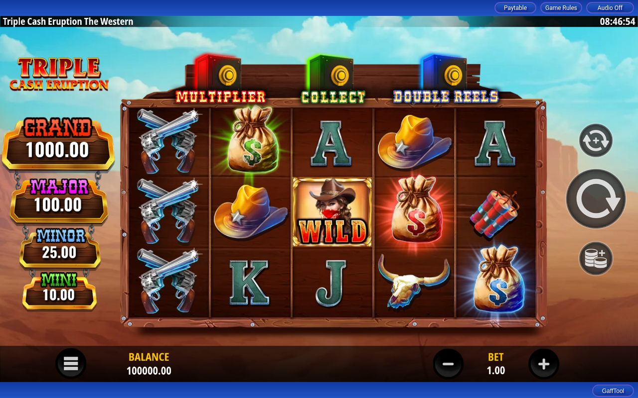 Triple Cash Eruption The Western base game