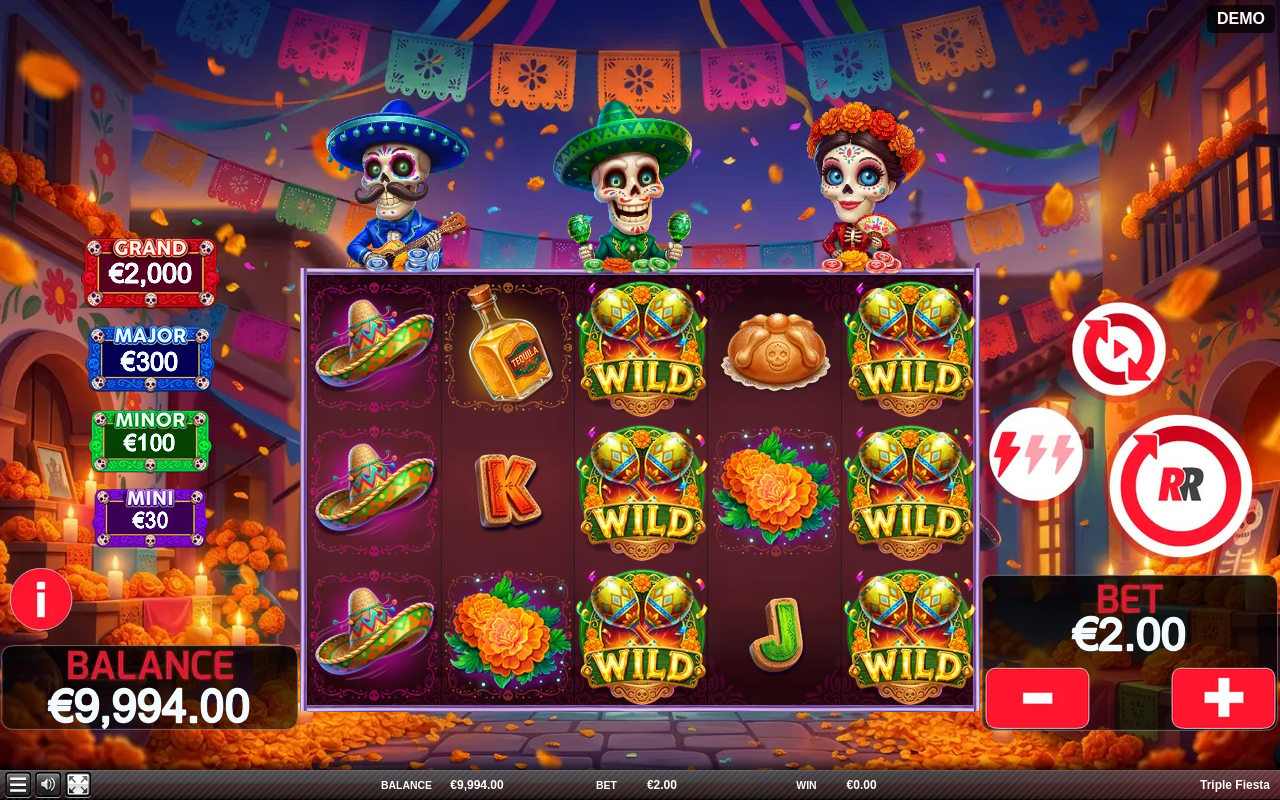 Triple Fiesta gameplay