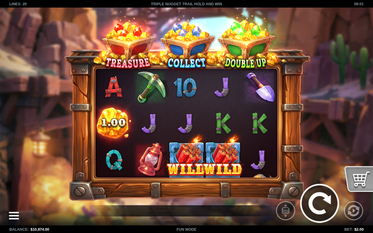 Triple Nugget Trail gameplay